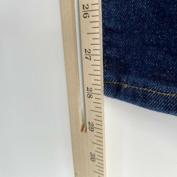 Madewell 9" Mid Rise Skinny Jeans Women's Size 26 Stretch Dark Wash Denim Blue - Picture 11 of 11